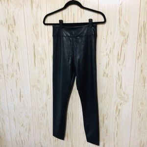 Abercrombie& Fitch Black Vegan Faux Leather Leggings S